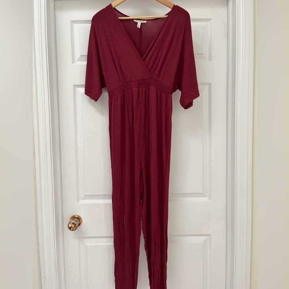 Jessica simpson maternity jumpsuit size small